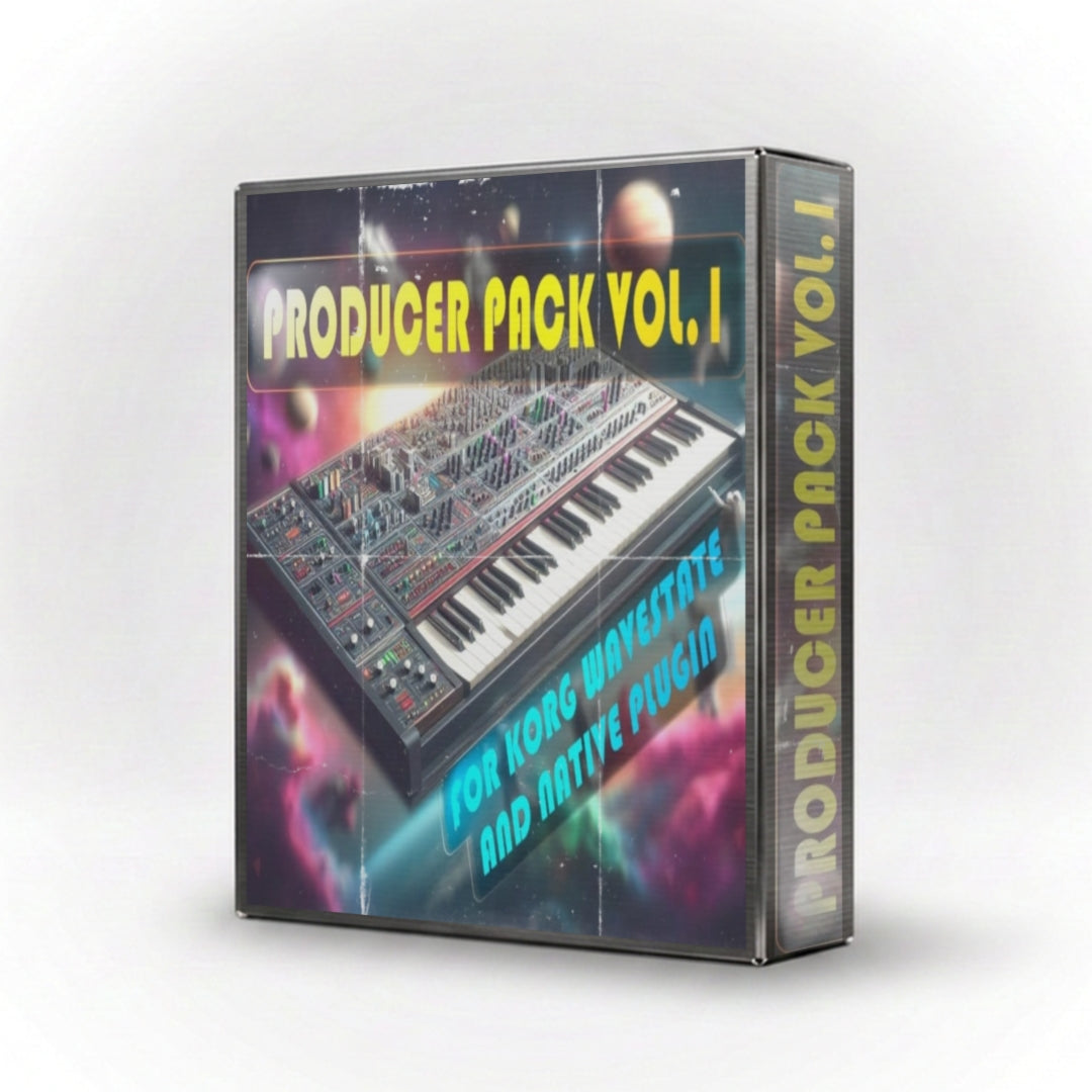 Producer Pack Vol.1 - Backing Tracks | Sounds | Patches for Korg WaveState