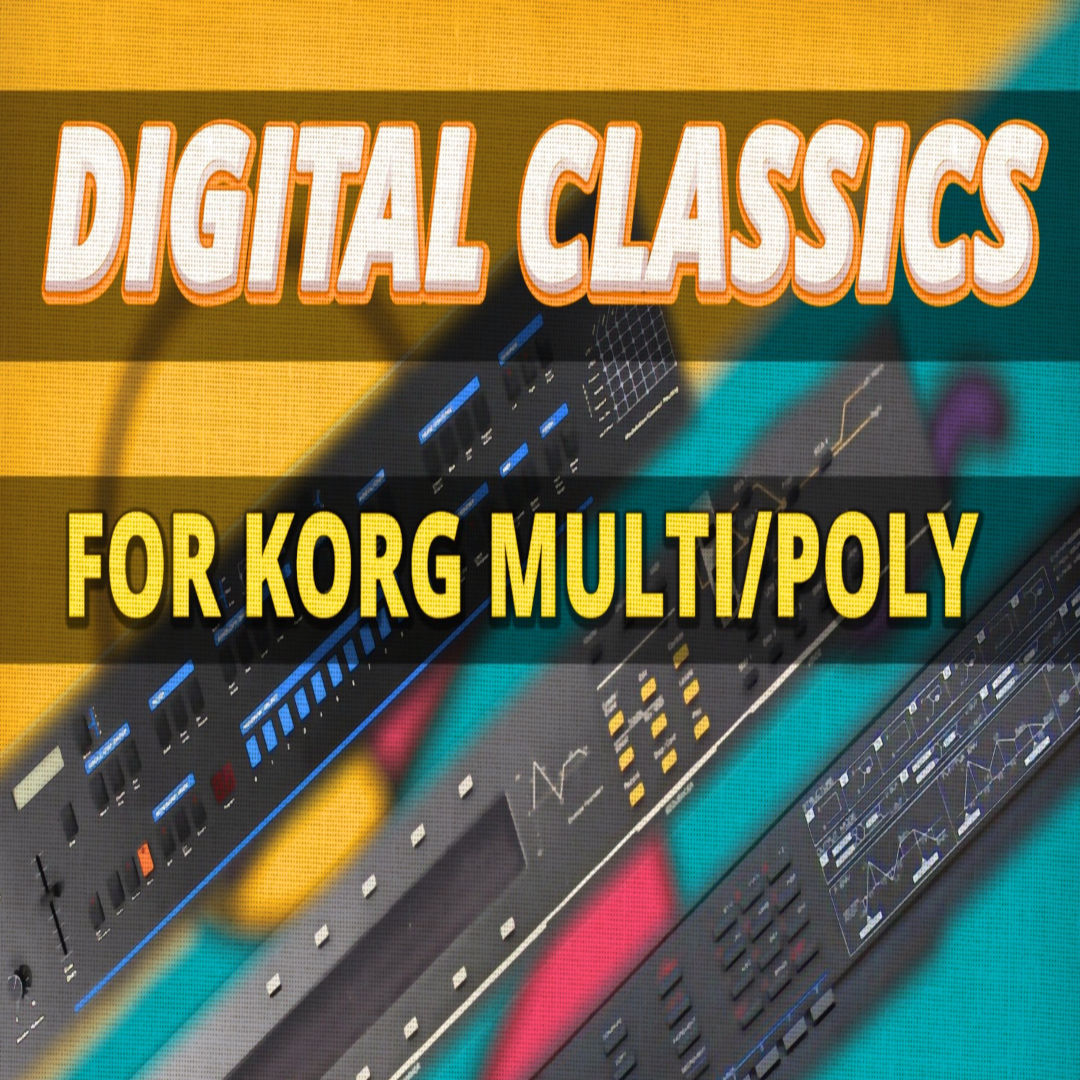 Digital Classics - a Korg Multi/Poly Synthesizer Soundpack, Soundset, Patches. multipoly