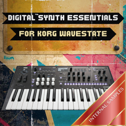 Digital Synth Essentials - a Korg wavestate Synthesizer Soundpack, Soundset, Patches