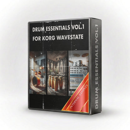 Drum Essentials Vol.1 - 70+ Korg WaveState Patches