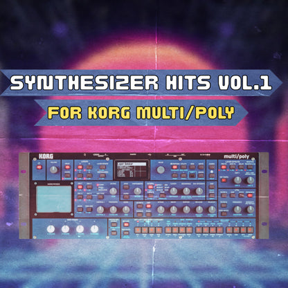 Korg Multi/Poly Soundpack - Synthesizer Hits Vol.1 | 60 Legendary Patches